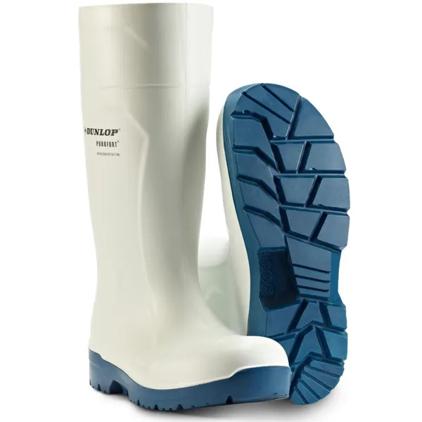 Vernestøvel Dunlop Purofort Multigrip hvit str. 36-49