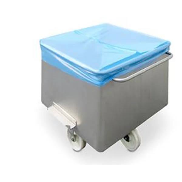 Plasthette blå PE til 200l eurobin