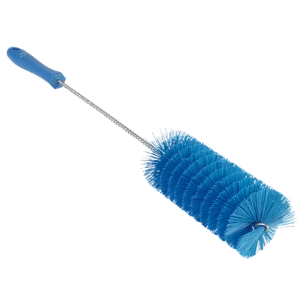 Vikan rørbørste Ø60mm med skaft Blå