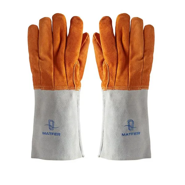 Bakehansker skinn lang