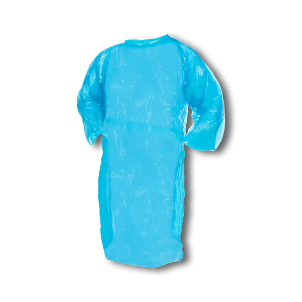 Besøksdress/Poncho blå, 15my