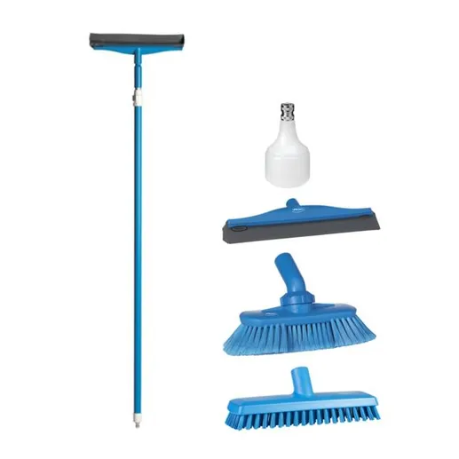 Vikan teleskopskaft 2973Q m/vanngjennomløp 