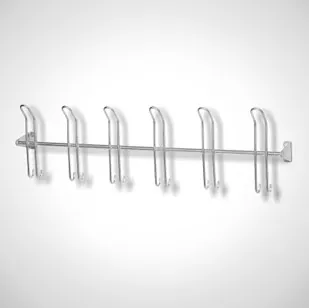 Knaggrekke dobbel 6pers til hjelm/arbeidstøy