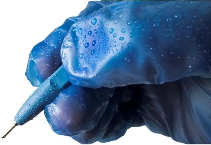 Detektbar penn enkel - sort blekk