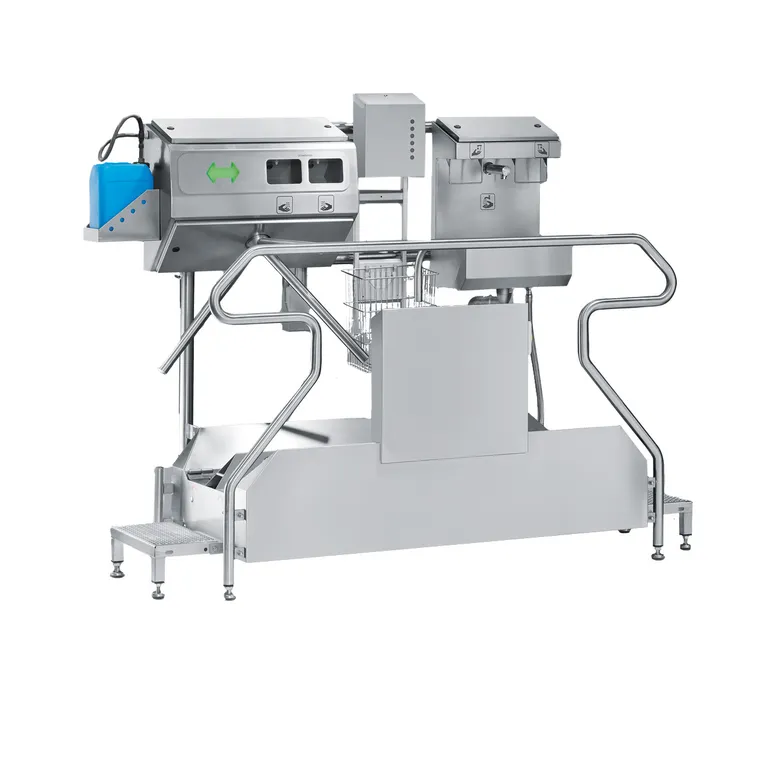 Hygienesluse - Check in station