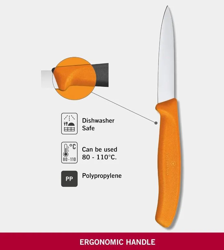 Skrellekniv 6.7606 8cm Orange