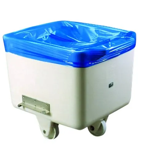 Plasthette BLÅ LDPE, rull à 100stk