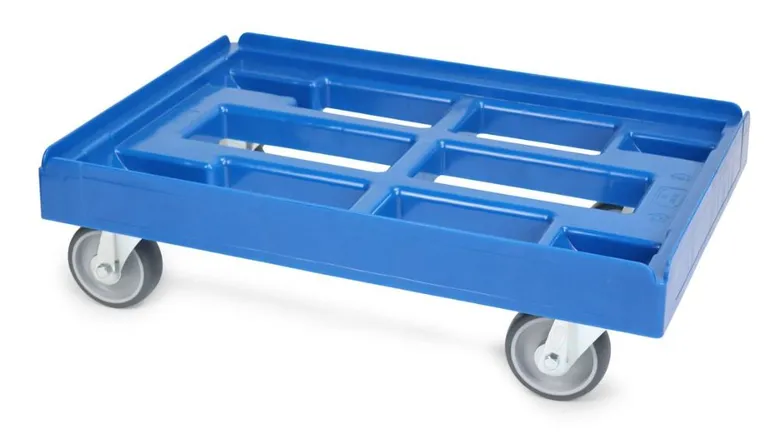 Bakketralle ABS blå 600x400mm