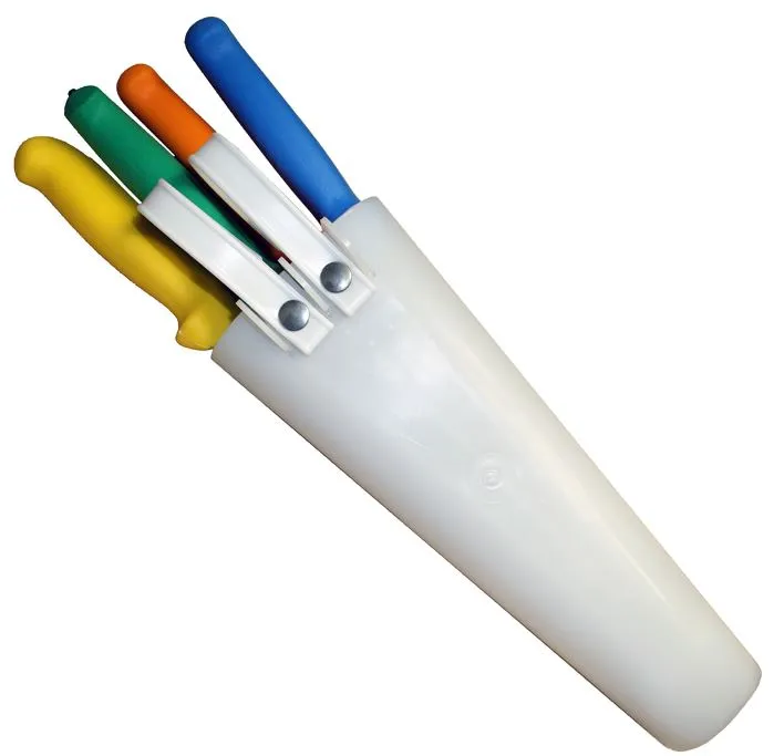 Knivholder til 4 kniver inkl. belte