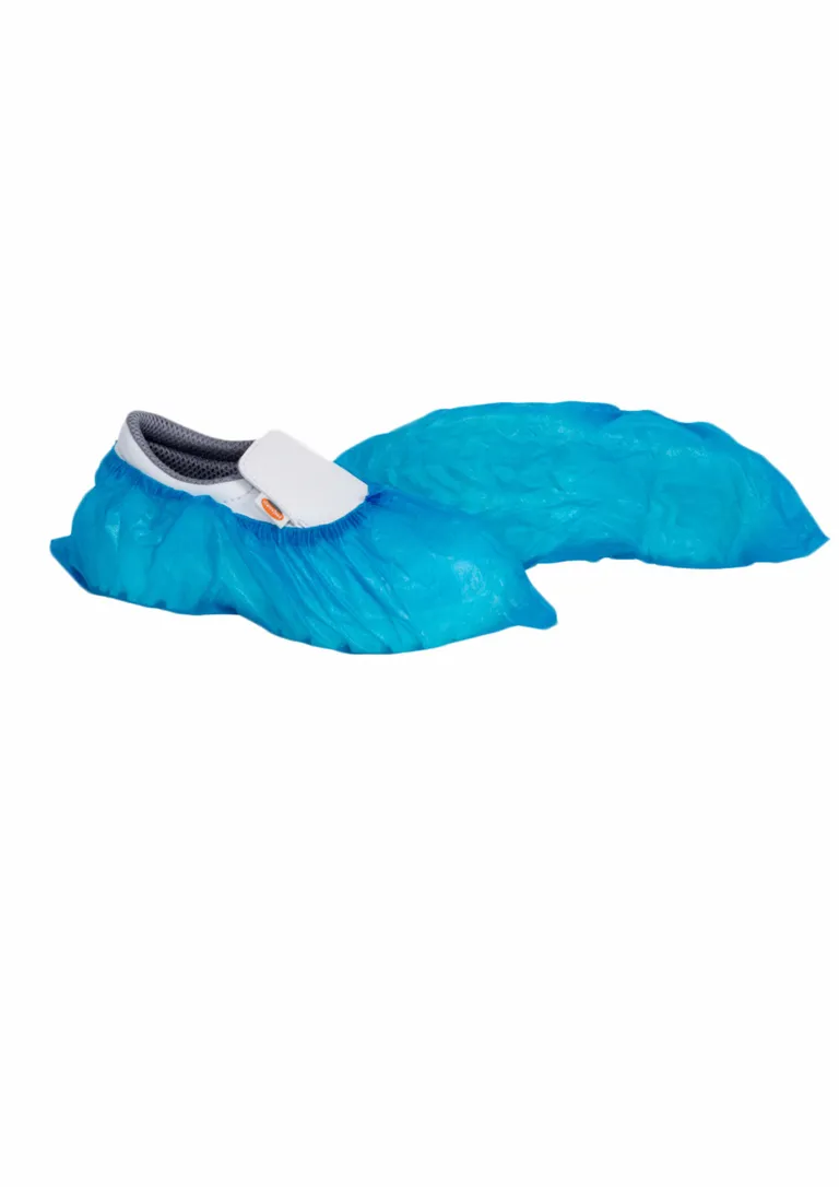 Skoovertrekk 25my blå CPE, 39cm