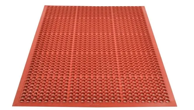Gulvmatte ERGO m/drenering RØD