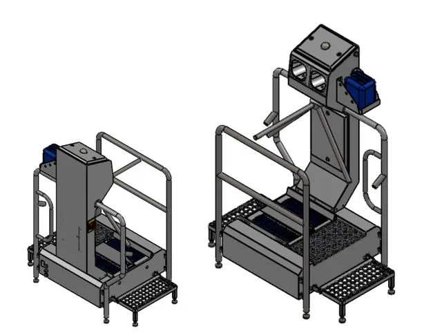 Sålevasker DLSO-SL 800 + Ek400 inngangskontroll