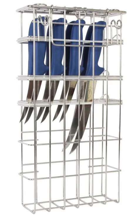 Knivholder / kurv til 8kniver + 2 knivstål