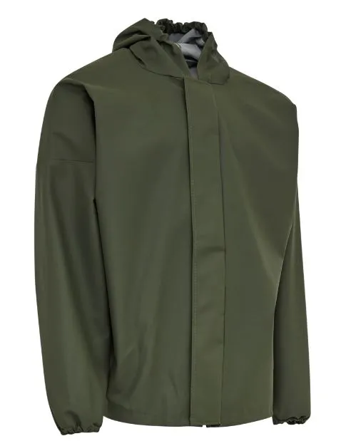 Elka regnjakke PVC Oliven