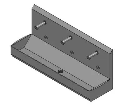 Vaskerenne 3-punkt, veggmontert