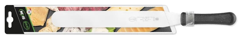 Spatula 30cm rett, sort skaft