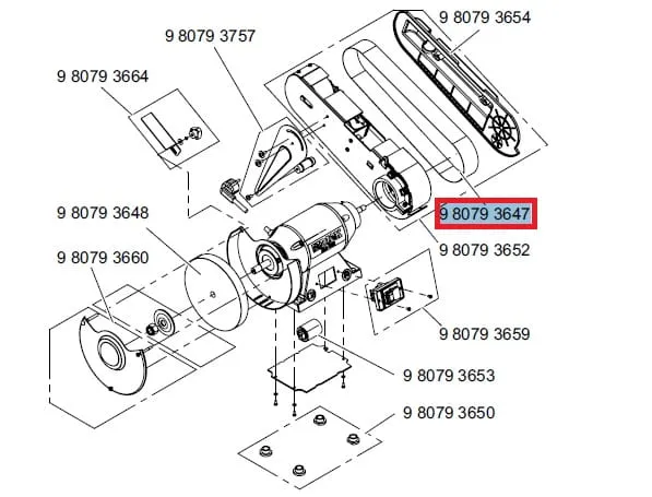 Slipebånd til SM100 båndsliper, pk=10stk