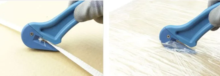 Detektbar emballasjekniv