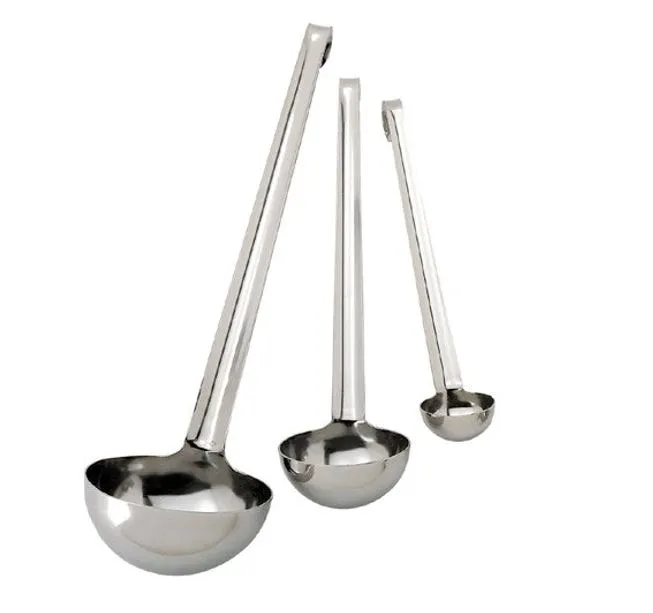 Øse 1L m/skaft rustfri